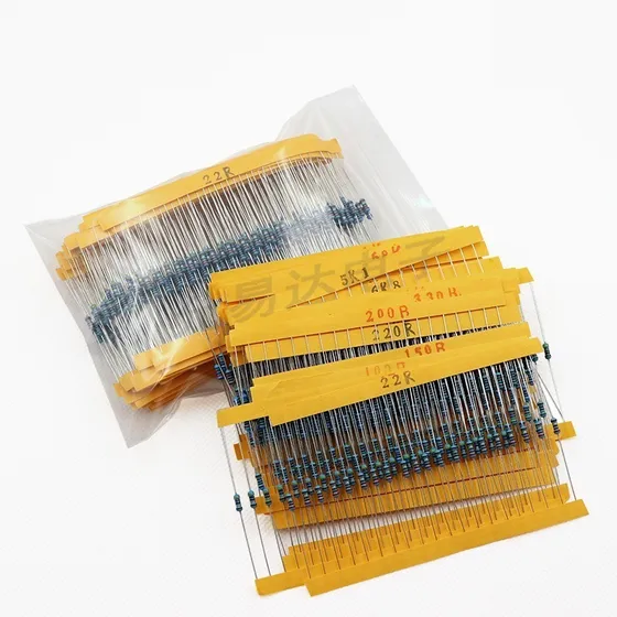 Kit 600 Resistores 1/4w 30 Valores 20 De Cada Conforme Lista