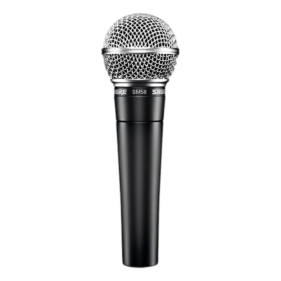 Microfone Shure SM SM58-LC Dinâmico Cardioide