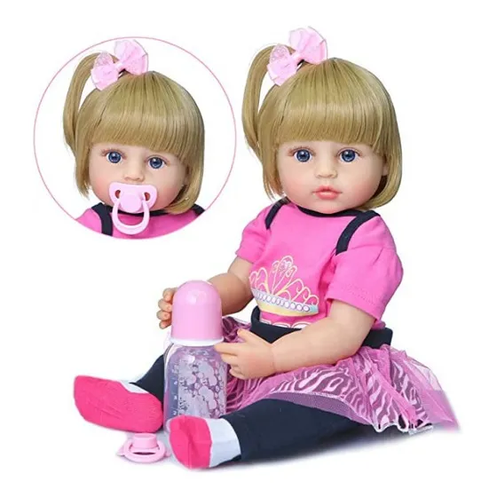 Muñeca Bebe Reborn Bebe Real, Cuerpo De Silicona