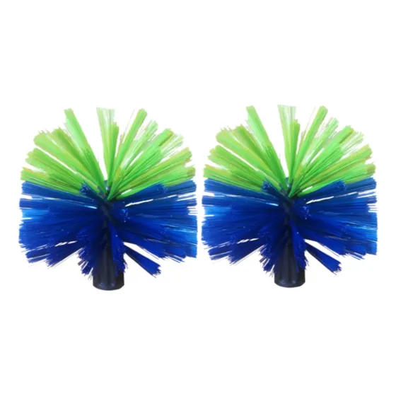 Kit 2 - Vassoura Limpa Teto Nylon S/cabo# Acomp. Prolongador