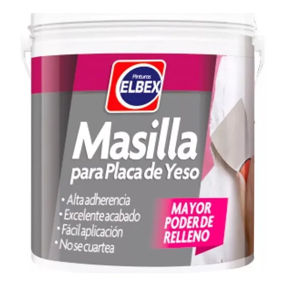 Masilla Para Placa De Yeso Elbex 6 Kg. - Lnf