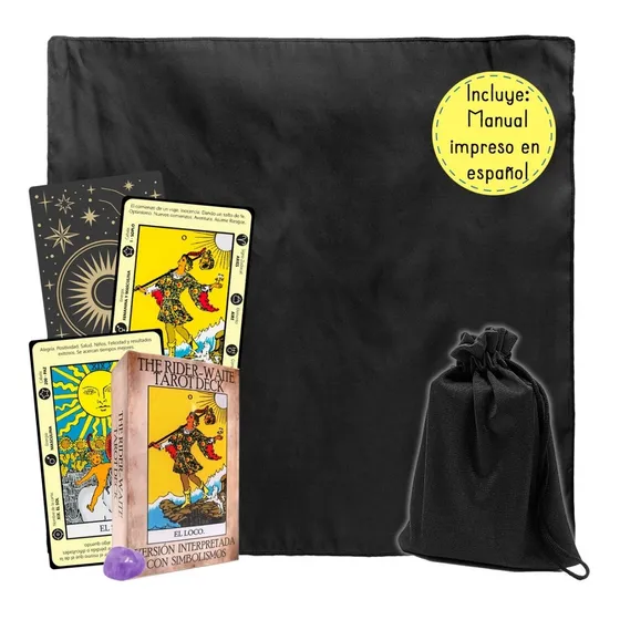 Tarot Rider Waite Principiantes Interpretado+tapete+morral