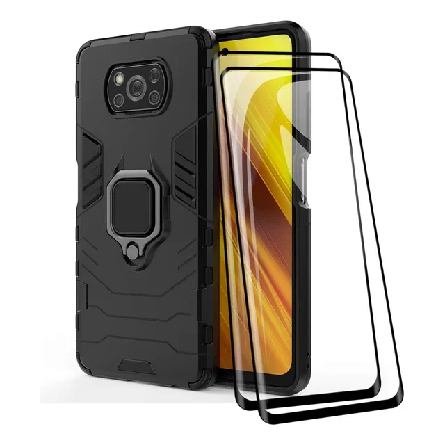 Funda Armadura Para Xiaomi Poco X3 Pro - X3 Nfc + 2 Mica