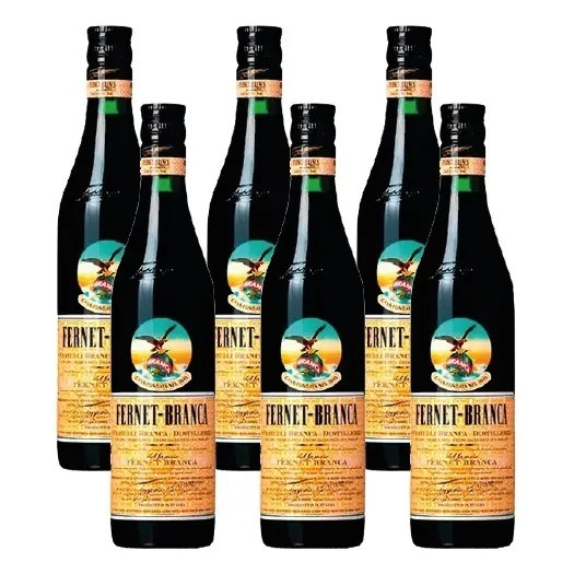 6 Aperitivo Fernet Branca 750 Ml