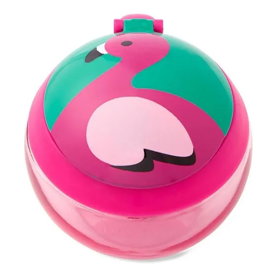 Estuche para aperitivos Zoo Flamingo Skip Hop, color rosa