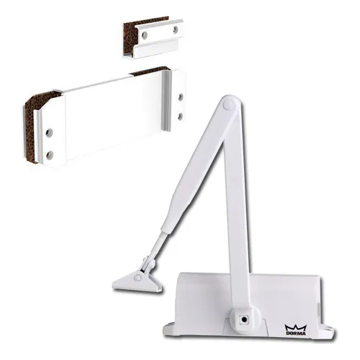 Mola Aérea Dorma Ma200/2 Branca Com Suporte Porta De Vidro