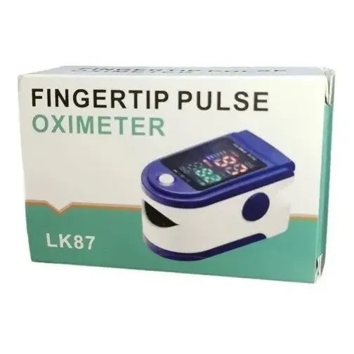 Oxímetro Dedo Marca LK87 Oximetro Saturometro Azul SpO2 PRbpm LED | Cuotas sin interés