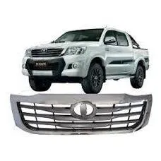 Parrilla Frontal Cromada Toyota Hilux De 2012 2013 2014 2015