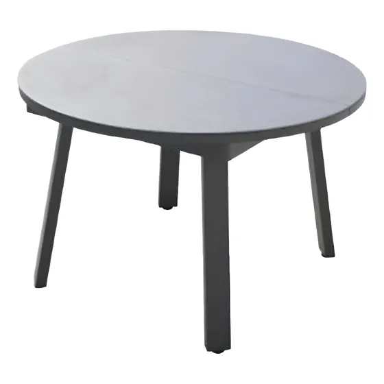 Mesa Aluminio, Vidrio Y Madera Extensible Calidad Superior
