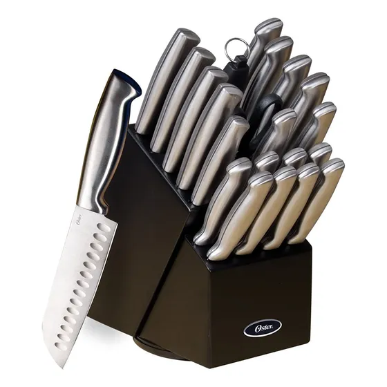 Juego Cuchillos Acero Inoxidable Oster 22 Pzas