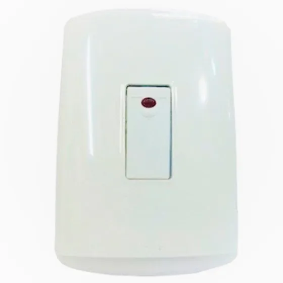Pulsador De Timbre Bticino 1106wbv 10a 127/250v Con Piloto