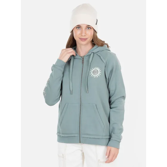Poleron Fz Suny Day Full Zip Olivo Mujer Rip Curl