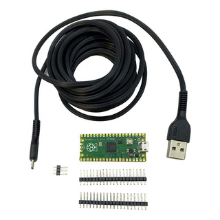 Kit Raspberry Pi Pico Headers Con Cable Micro-usb Kit Raspberry Pi Pico Headers Con Cable Micro-usb
