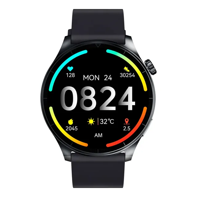 RELOJ HAXLY SMARTWATCH QUIRO BLACK BODY BLACK STRAP