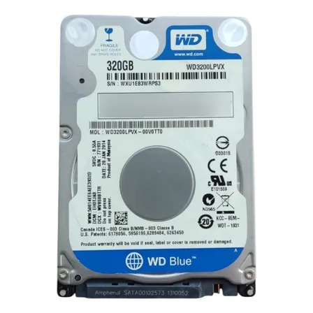 Disco Duro Interno Sata 320gb Wd Blue Envios Todo Chile