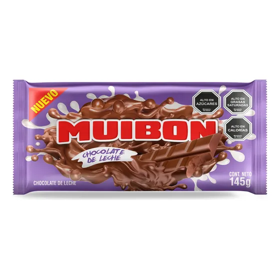 Barra De Chocolate Con Leche Muibon 145gr