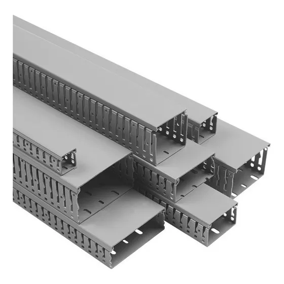 Canaleta Ranurada Con Tapa De 35x50mm 2 Metros