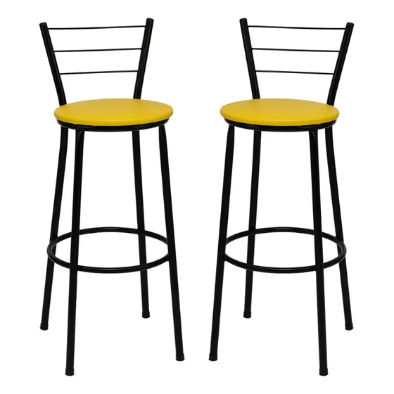 2 Banqueta Portátil Multiuso Para Ambientes Estilo Moderno