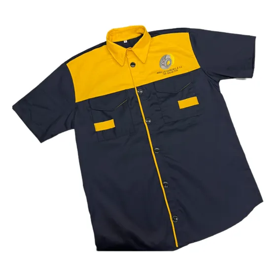 Camisa Tipo Columbia Con Bordado Y Logo