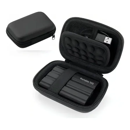 Disco Duro Externo Ssd 2tb Vrcow Usb 3.1 Tipo-c Resistente Negro