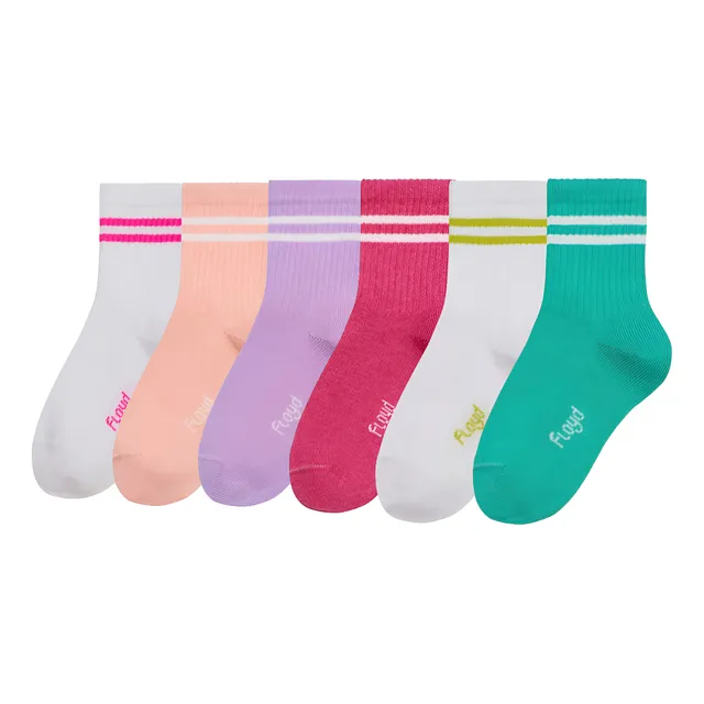 Pack X 6 Pares De Medias Nena/varon 1/3 Caña Floyd Art. 67