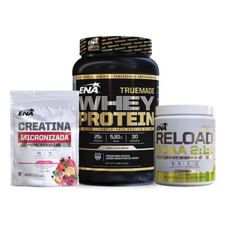 Combo Ena Proteina Whey True Made + Creatina 300gr + Bcaa Combo Ena Proteina Whey True Made + Creatina 300gr + Bcaa