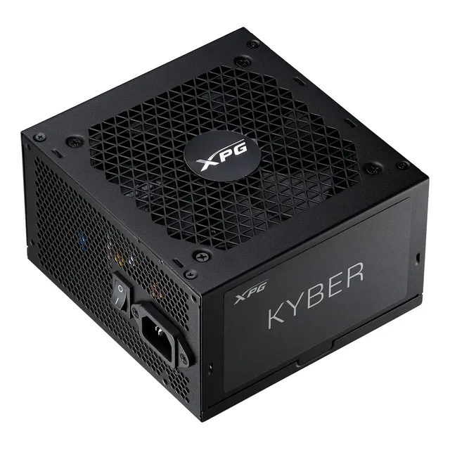 Xpg Kyber - Fuente De Alimentación Atx 3.1 No Modular Con Certificación Gold De 750 W 80 Plus Con Conectores De 6 + 2 Pines Con Protección De Nivel Industrial Y Condensadores Premium, Ventilador De