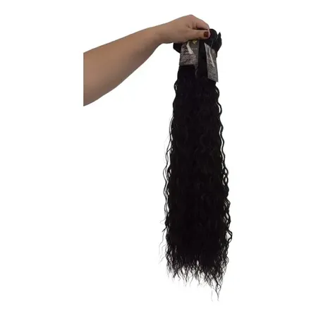 Cabelo Para Mega Hair Semi Humano Europeu 50cm 100grs