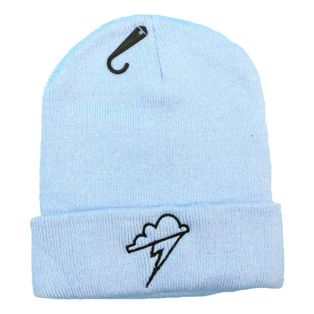 Gorro Pasamontañas De Lana Bordado Caritas