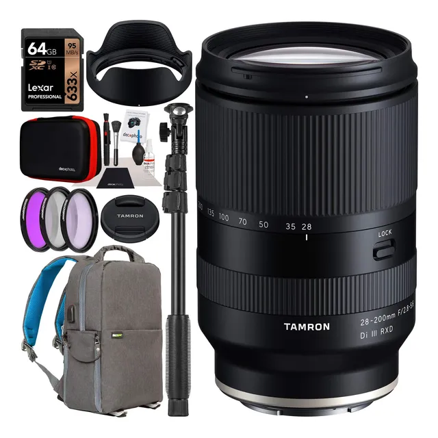 Lente Tamron 28-200 Mm F/2.8-5.6 Di Iii Rxd Modelo A071 Sony E
