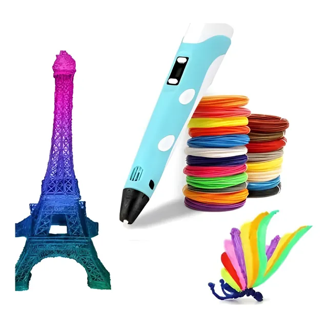 Lápiz Bolígrafo Impresora 3d + Filamentos Con Insumos