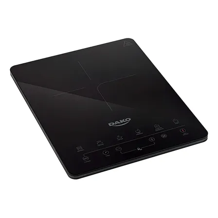 Cooktop de Indução Dako 1 Zona Portátil com 10 Níveis de Potência e 2000 W 220 V