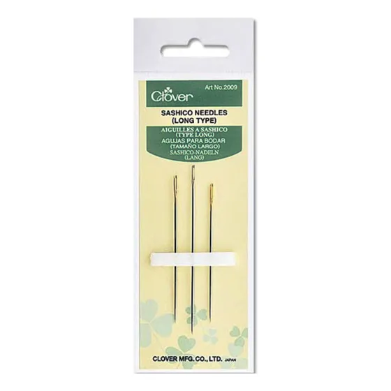 Set De 3 Agujas Largas Para Bordar Sashiko