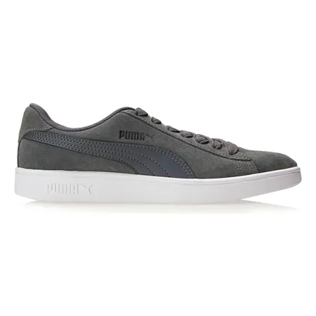 Tênis Masculino E Feminino Smash V2 Bdp Puma Grafite, Preto E Branco Liso 42