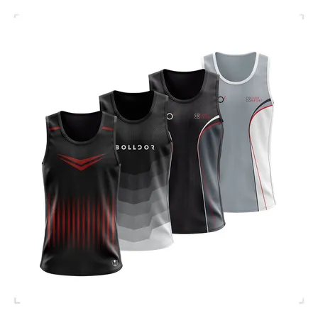 Kit 4 Regatas Dry Fit Academia Com Proteção Uv Bolldor