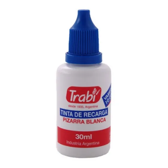 Tinta Para Recargar Marcadores P/ Pizarra 30 Ml Trabi