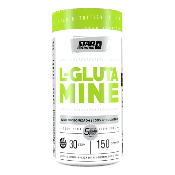 Star Nutrition L-glutamina En Polvo - Pote 150g Sabor Sin sabor
