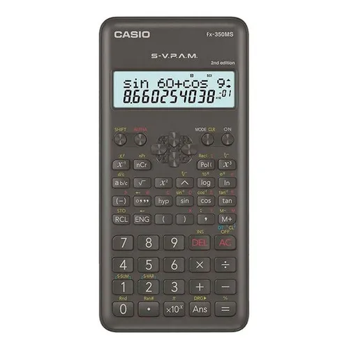 Calculadora Cientifica Casio Fx-350ms Circuit Color Negro