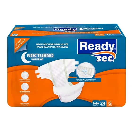 Pañales Para Adultos Ready Sec Nocturno G X 24