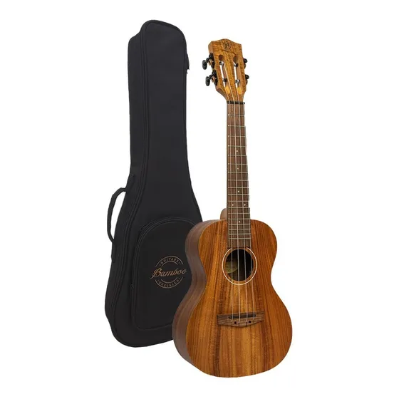 Ukelele Bamboo U-23 Koa Tamaño Concierto Con Funda 