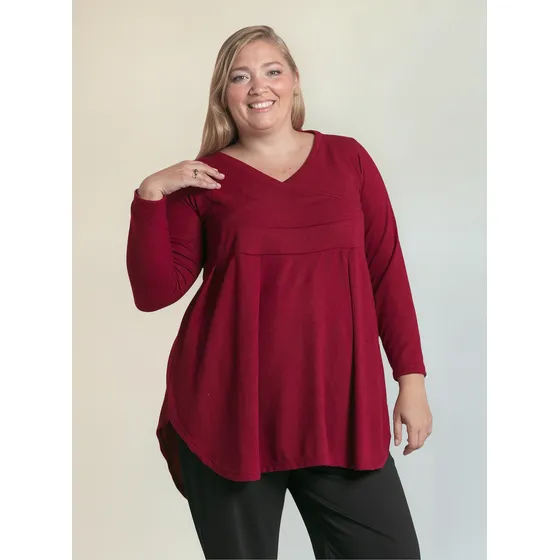 Remerón Mujer | Lanilla  Escote V | Talles Grandes | Kavachi