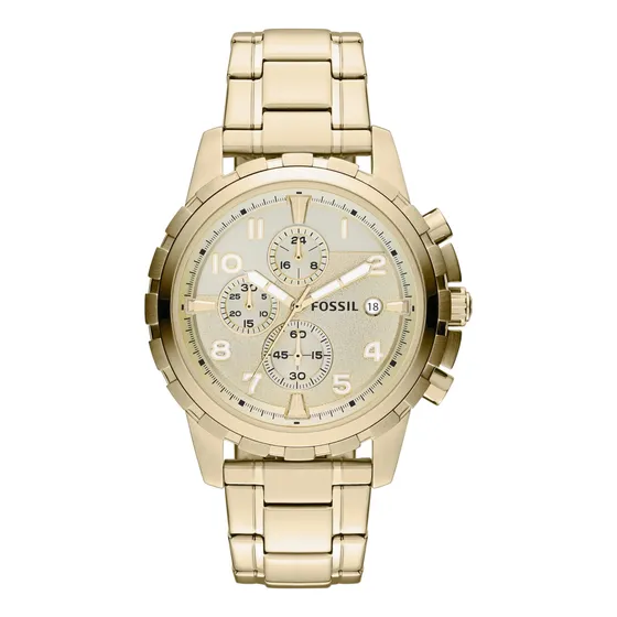 Reloj Fossil Dean Fs4867ie De Acero Inoxidable Dorado Para H