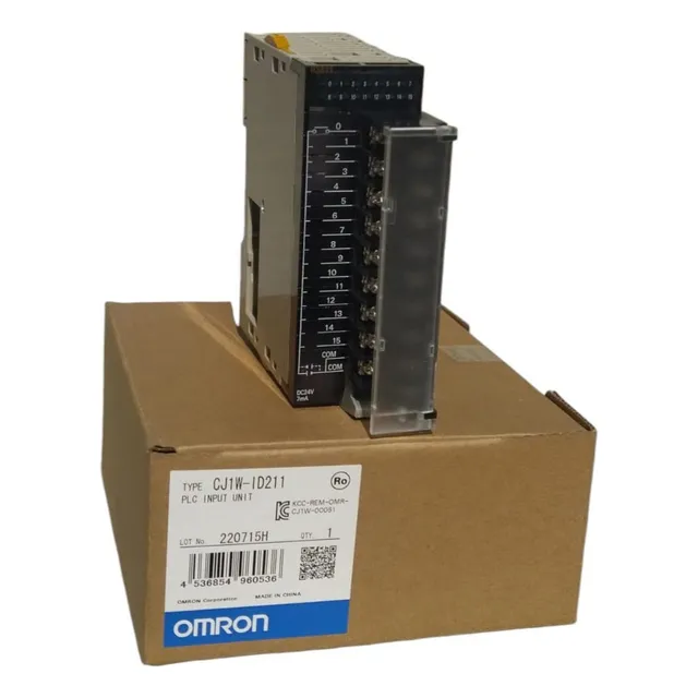 Omron Cj1w-id211 Módulo 16 Entradas 24vcc Term.