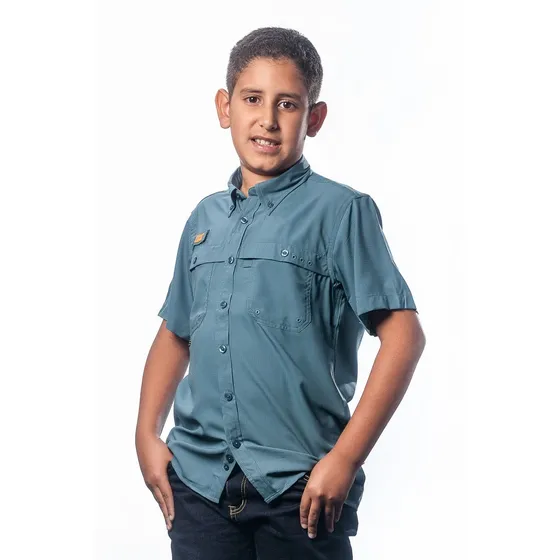 Camisas Niños Ke Manga Corta Ref: Jc08-27