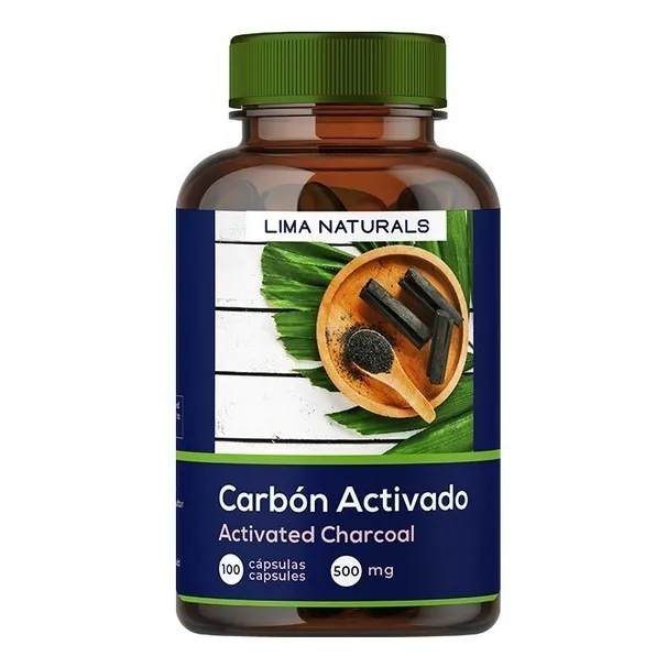 01 Frasco De Carbon Activado Con Envío Gratis