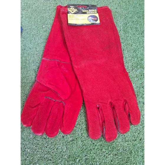 Guantes De Seguridad Para Soldar Color Rojo Para Herrería