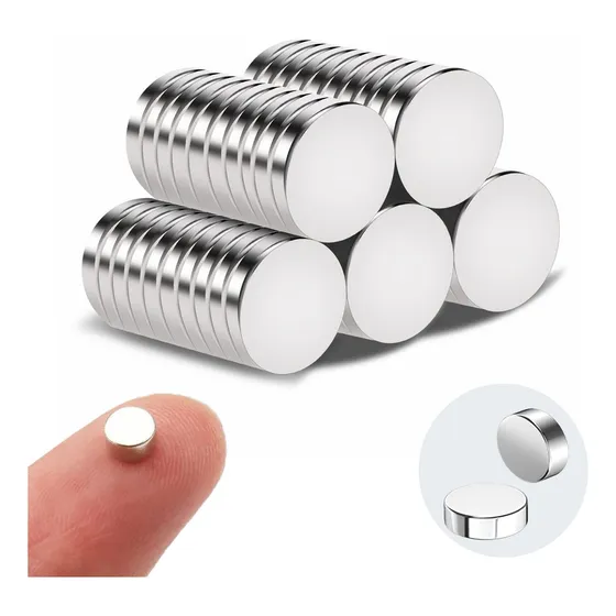 100 Micro Imán 5mm X 1mm Potente N35 Neodimio Ef