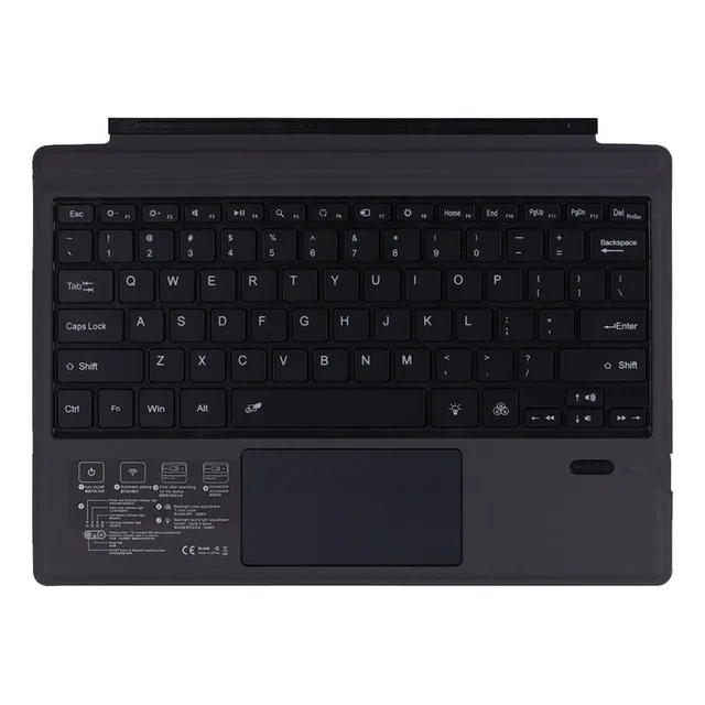 Teclado Iluminado Táctil For Surface Pro 3/4/5/6/7 -wbg2