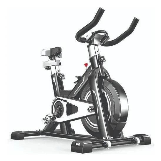 Bicicleta Spinning De Ejercicio Volate 15 +pantalla+tomatodo Color Negro