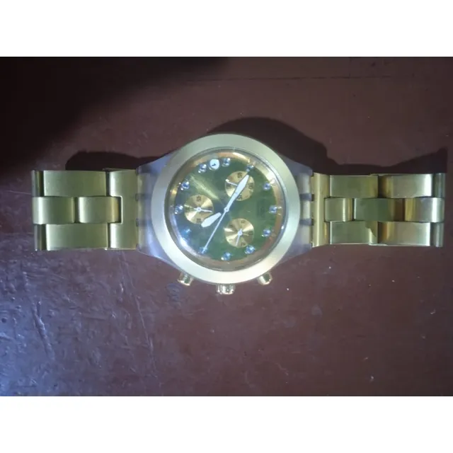 Reloj Swatch Swiss Original Dorado